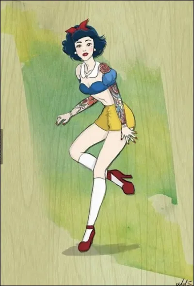 Cette jeune femme à la peau pâle, c'est...