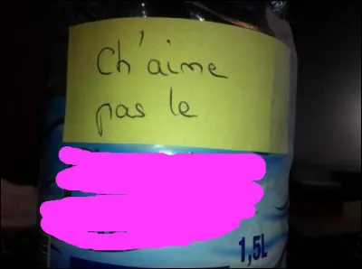 C'est peut-être un détail pour vous, mais c'est Juste* pour dire...