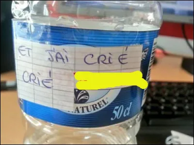 St-Christophe, sur le sable, criez pour lui !