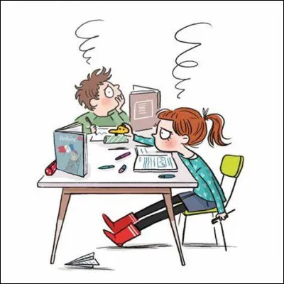 Finalement, tu ne connais rien à ton contrôle. En attendant devant ta salle de cours, que fais-tu ?