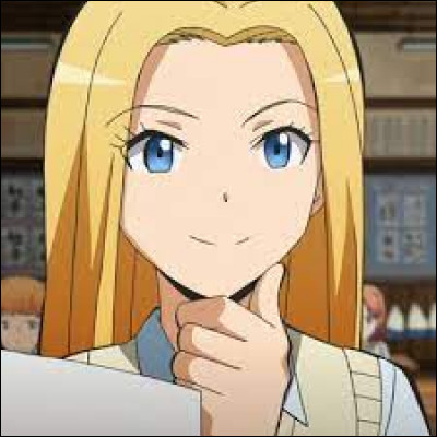 Et cette fille, assez blagueuse s'appelle...