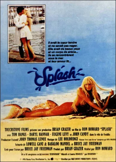 Quelle actrice peut-on voir dans le film "Splash" ?