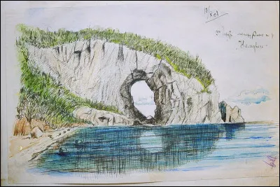 En tant que passionné de voyages, il s'engage donc dans l'armée : il y devient [...] et s'intéresse particulièrement à/aux ...