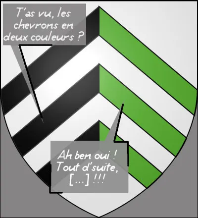Encore une fois, le blason parle de lui-m&ecirc;me... De quelle commune s'agit-il ?