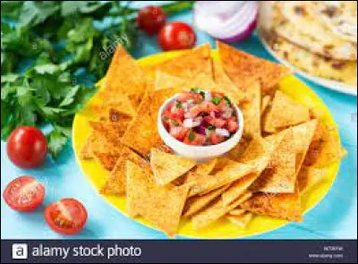 Pétale de maïs, spécialité de la cuisine tex-mex :