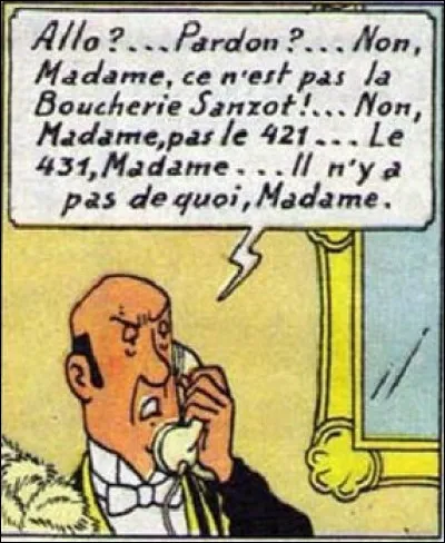 Avant l'heure du démarchage téléphonique, Nestor fait les frais d'appels intempestifs. Mais dans quelle aventure est-ce ?