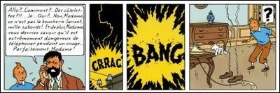 Ne jamais téléphoner quand il y a de l'orage ! Le capitaine en fait les frais mais durant quelle aventure ?