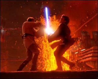 Dans le duel entre Anakin et Obi-Wan à la fin de l'épisode III, qui remporta le combat ?