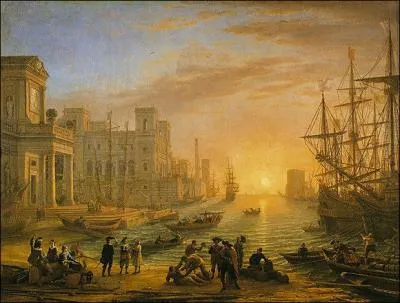 Quel peintre baroque fran�ais a r�alis� 'Port de mer au soleil couchant' ?