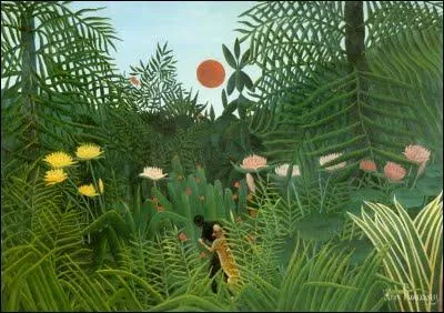 Quel peintre na�f a r�alis� 'For�t vierge au soleil couchant' ?