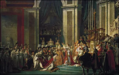 Qui a peint le tableau "Le Sacre de Napoléon" ?