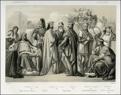 Lequel de ces rois n'est pas un Carolingien ?