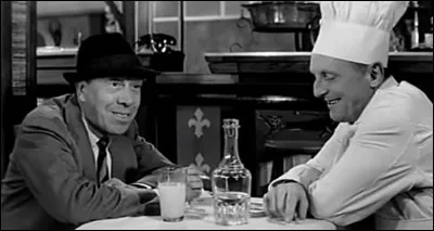 Fernand Jouvin (Fernandel), restaurateur marseillais revient à Martigues pour retrouver son épouse Christiane. Cette dernière, le croyant mort, s'est remariée avec André (Bourvil), un cuisinier normand, qui a transformé son petit restaurant en une table réputée. Quel est ce film de 1963 ?
