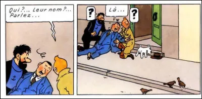 Ici, c'est le visuel qui conceptualise la syllepse. Comment donc et que veut dire par "là" le personnage en costume bleu ?