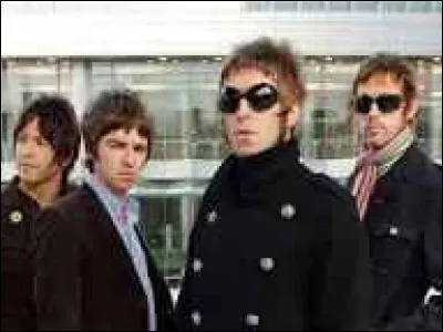 Je suis une marque de boissons mais aussi je suis un groupe de rock britannique et j'interprète la chanson 《 Wonderwall 》, je suis...