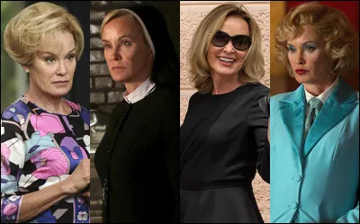 Dans quelle série Jessica Lange joue-t-elle plusieurs personnages ?