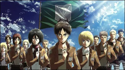 Eren, Armin et Mikasa entrent dans la brigade n°...