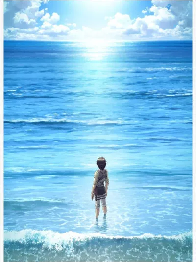 Que ressent Eren devant la mer ?