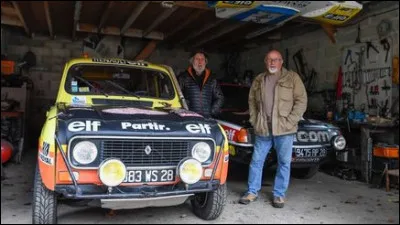 Cette R4 préparée par les frères Marreau va remporter au Paris / Dakar de 1980 la ...