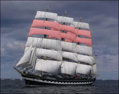 ...comme "P..." > Comment appelle-t-on ces voiles (en rose) sur le "Krusenstern" ?