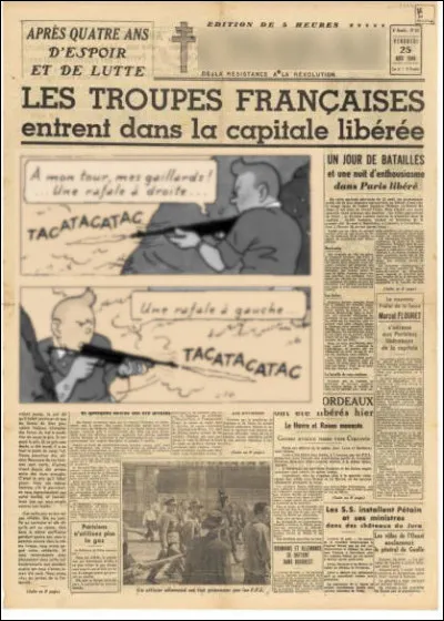 Durant l'Occupation, il prend la direction de ce célèbre "titre" [...lequel ?], qui se revendique comme la « voix de la France nouvelle ».