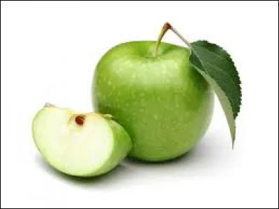 Quel est le nom de cette variété de pomme à la couleur verte, ferme et croquante ?