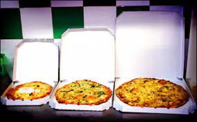 Choisissez la taille de votre pizza.