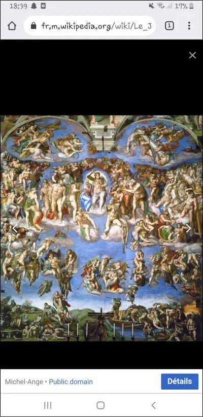 Où cette représentation est-elle peinte ?