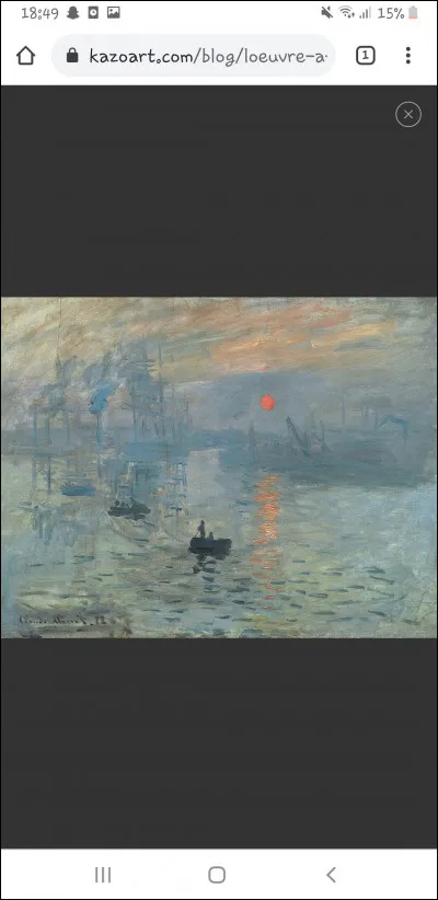 Qui a peint ce tableau ?