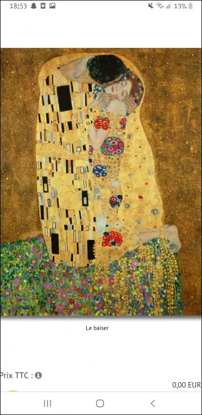 Qui a peint Le Baiser ?