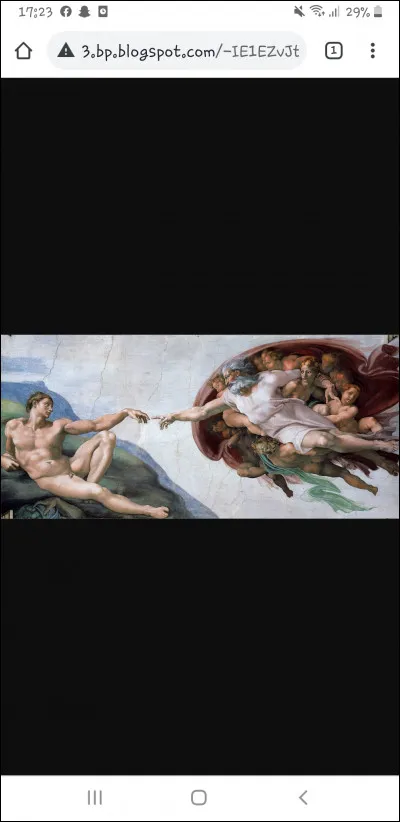 Ce tableau s'appelle La création...