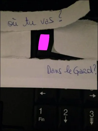 Vous connaissez le clavier, non ?