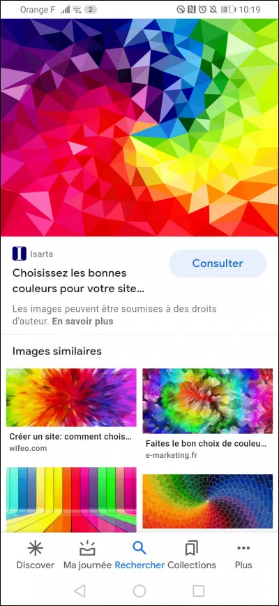 Ta couleur préférée est :