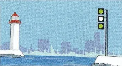 A l'entre du port, vous apercevez ces feux. Pouvez-vous entrer ?