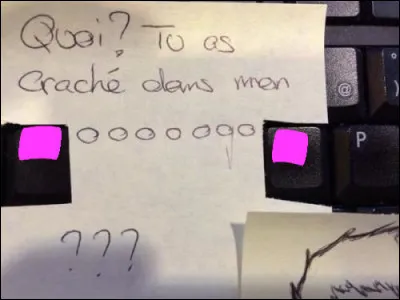 Et re une histoire de clavier, pour alterner un peu...