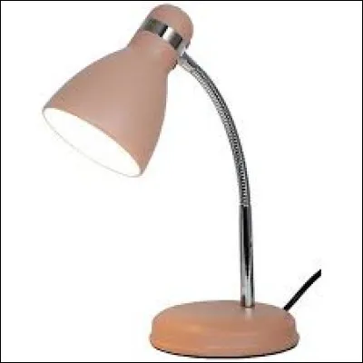 Sur quoi se pose généralement ce type de lampe ?