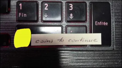 Toujours sur le bord de la touche. (Trouvez laquelle !)