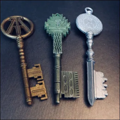 En quelles matières sont faites les clés qui mènent à l'Easter Egg ?