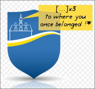 Et voilà ! À force d'invasions, notre blason chante les Beatles, maintenant... (enfin, à peu près !)