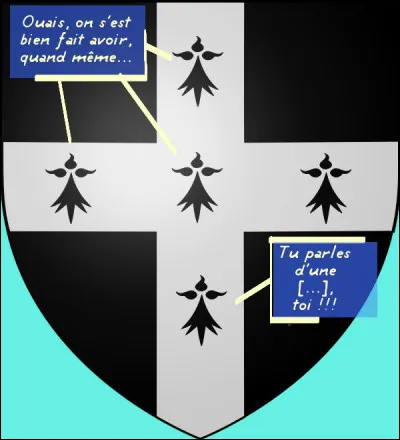 Ah, les hermines... On leur avait dit : "Hermine, c'est bien ! Vous allez voyager, voir la mer, les grands espaces, le bagad de Lann-Bihoué, tout ça..." Mais qu'en est-il ? (Écoutez-les !)