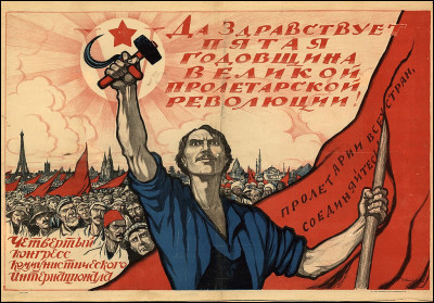 En quelle année se déroule la révolution russe d'octobre ?
