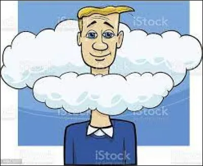 On dit qu'une personne distraite qu'elle :