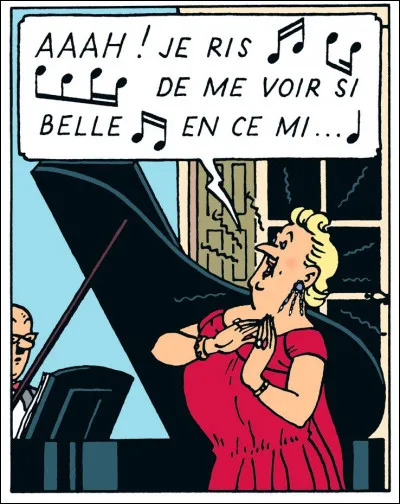 "Ah ! Je ris de me voir si belle en ce miroir" chante la Castafiore. Mais quel est le prénom de celle qu'on surnomme" le Rossignol milanais ?