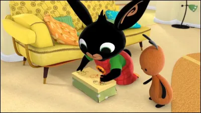 S01E02  La boîte à au revoir.
1. Dans quoi Bing trouve-t-il un ballon de baudruche  ?