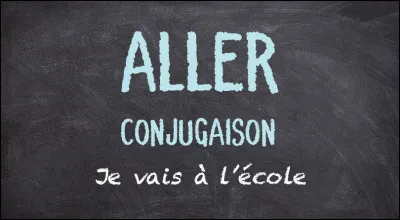 Le verbe "Aller" est au...