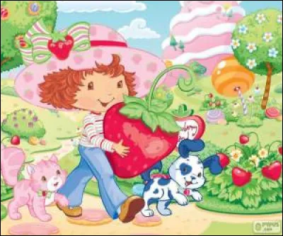Comment s'appellent le chat et le chien de Charlotte aux fraises ?