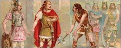 Qu'inflige Clovis au guerrier qui a bris&eacute; le vase de Soissons ?