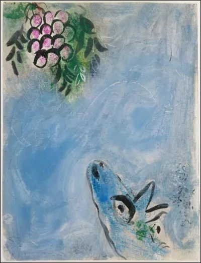 Quel animal est associé aux raisins dans une fable de La Fontaine ?