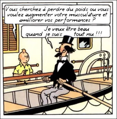 La scène se déroule dans une salle de sport, bien sûr... Dans quel film ? (Le bon titre est le seul a être authentique !)