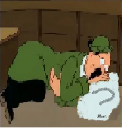 Sur quoi le professeur Tournesol s'est-il endormi  ?